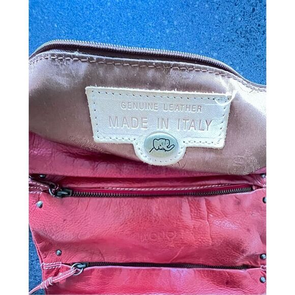 AVORIO Messenger Leather Bag Leather Made In Italy - Picture 11 of 11